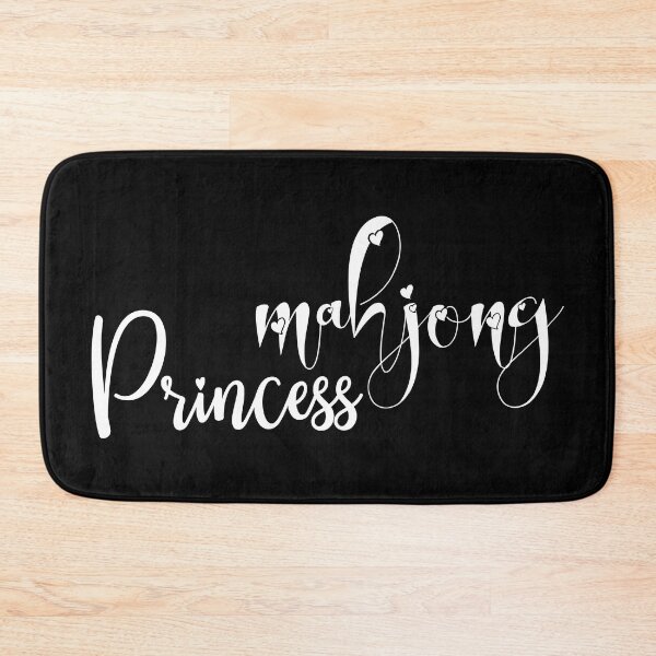 Item preview, mahjong princess - callygraphic  white font with hearts, girly, lovely, feminine designed and sold by EmeraldeaArt.