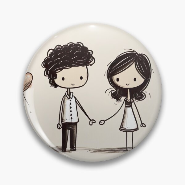 Item preview, Stickfigure love - cute and romantic designed and sold by miss-keysmash.