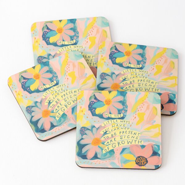 Item preview, all the little ways you have learned to be present are signs of growth designed and sold by morgansgoods.