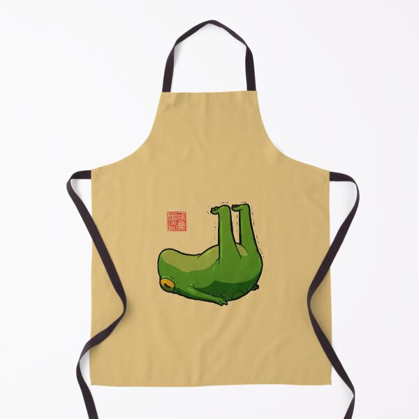 Item preview, yoga frog feet up Viparita Karani pose designed and sold by DingHuArt.