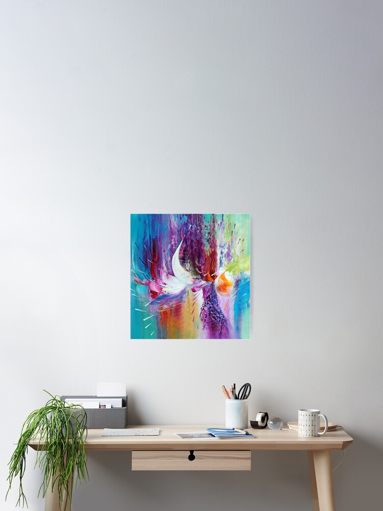 Aperçu 2 sur 3. Poster avec l'œuvre A ciel ouvert créée et vendue par ElioraBousquet.