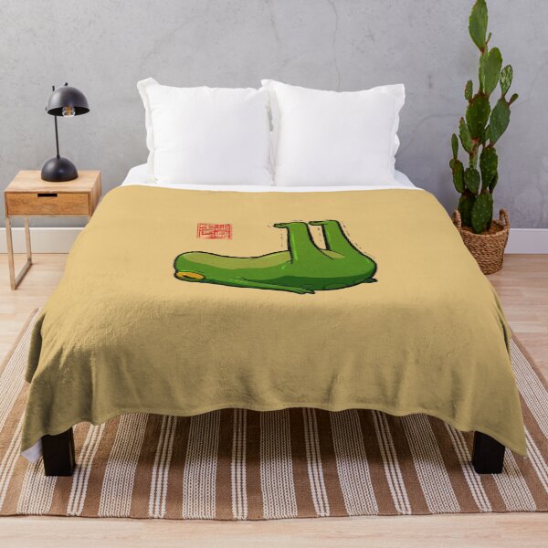 Item preview, yoga frog feet up Viparita Karani pose designed and sold by DingHuArt.
