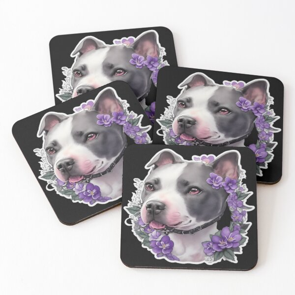 Item preview, Black and White Pitbull designed and sold by Shiwwa.