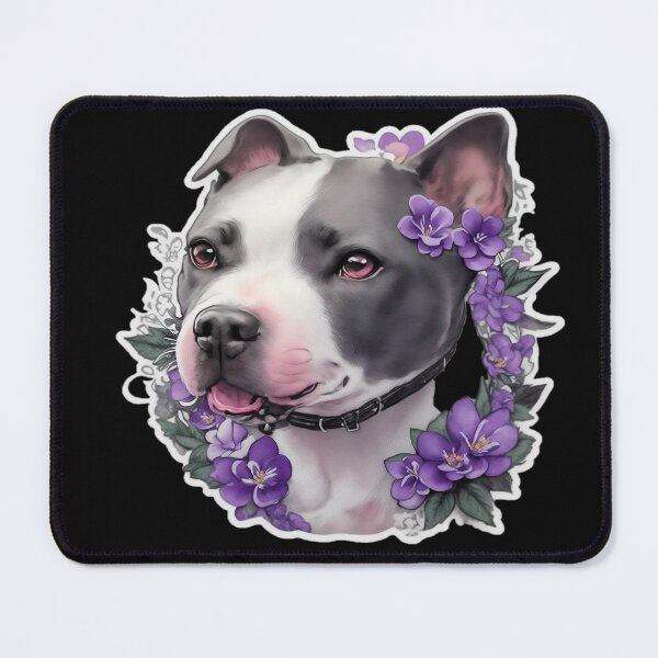 Item preview, Black and White Pitbull designed and sold by Shiwwa.