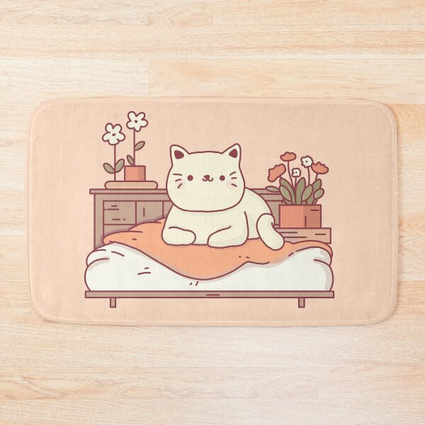 Item preview, Cat on bed designed and sold by llw99.