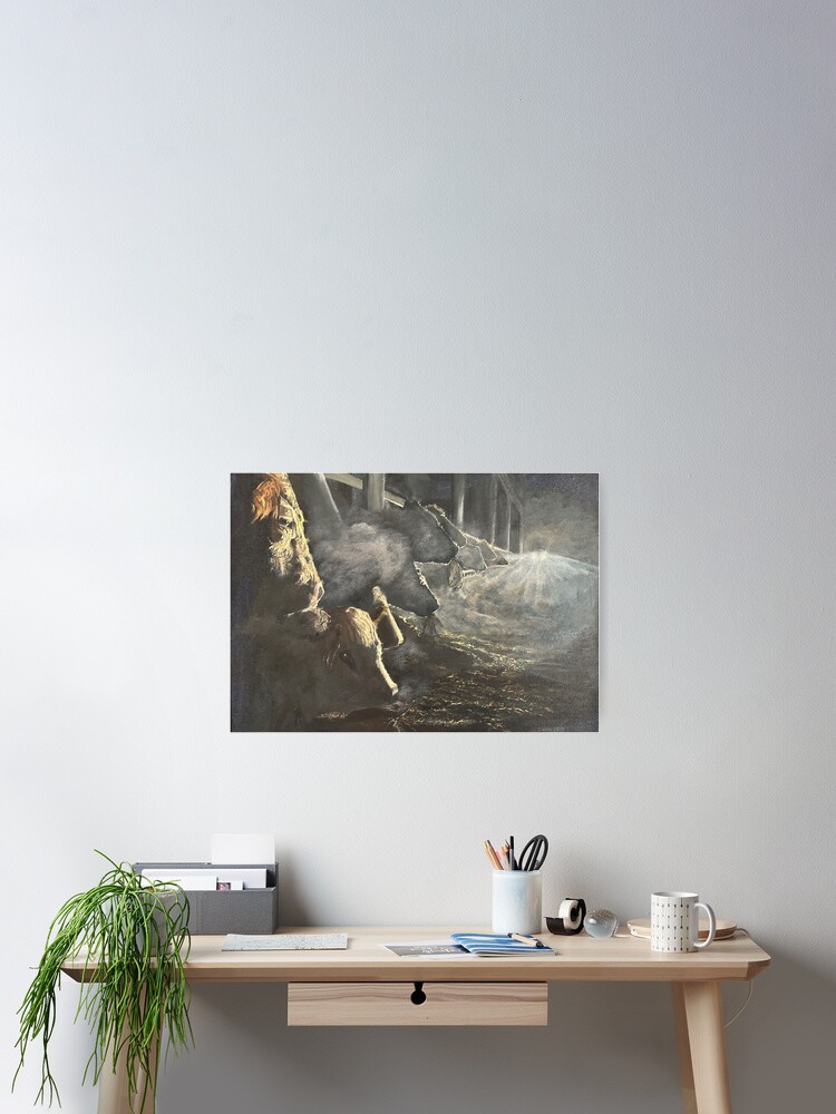 Thumbnail 2 of 3, Poster, Feeding Time designed and sold by EuniceWilkie.