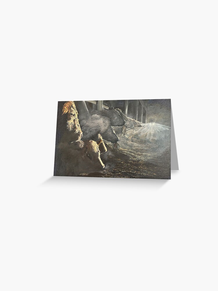 Thumbnail 1 of 2, Greeting Card, Feeding Time designed and sold by EuniceWilkie.