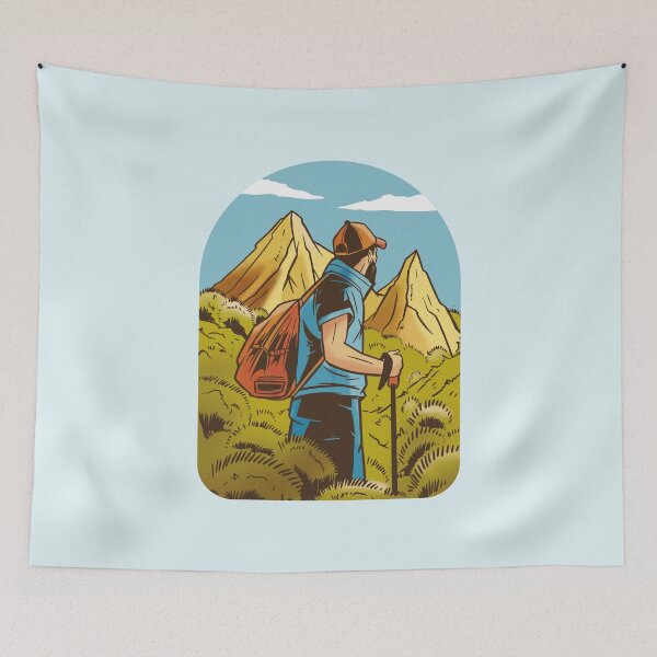 Item preview, Mountain hiking, mountain hiker designed and sold by DerSenat.