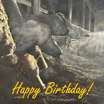 Artwork thumbnail, Feeding Time - Birthday Card by EuniceWilkie