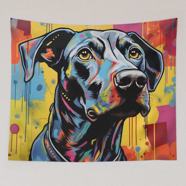 Item preview, Perro al acecho graffiti designed and sold by DaliusD.