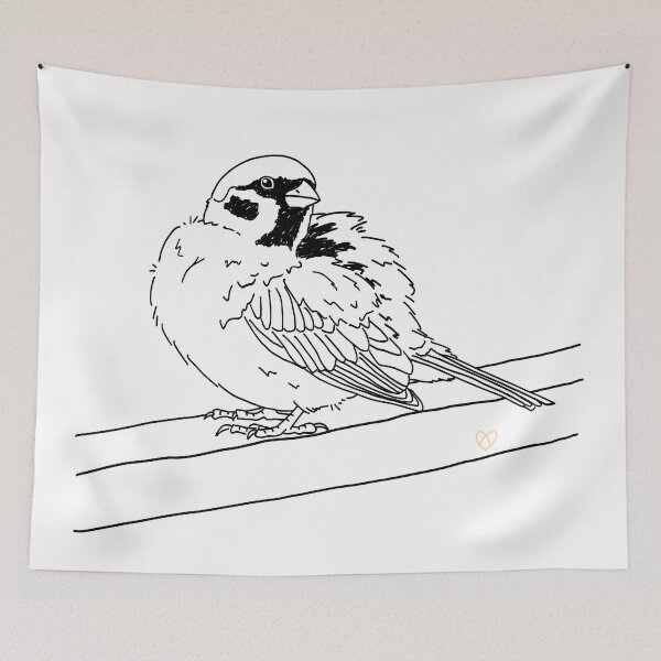 Item preview, "I am Queen" Super fluffy sparrow designed and sold by AmeliaTsang.