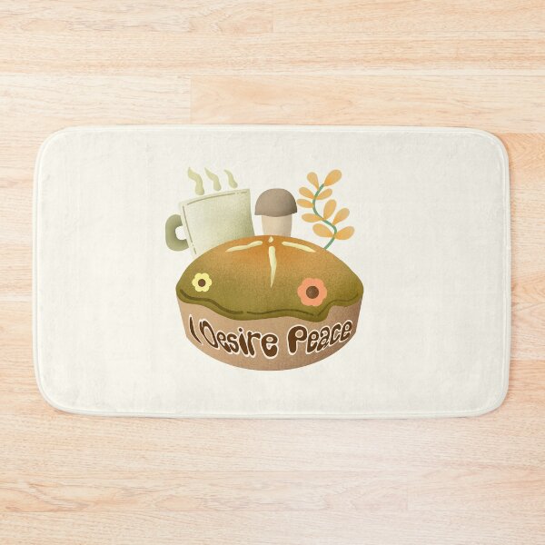 Item preview, I Desire Peace pie art cottagecore and hygge sticker by DozyJov designed and sold by DozyJov.