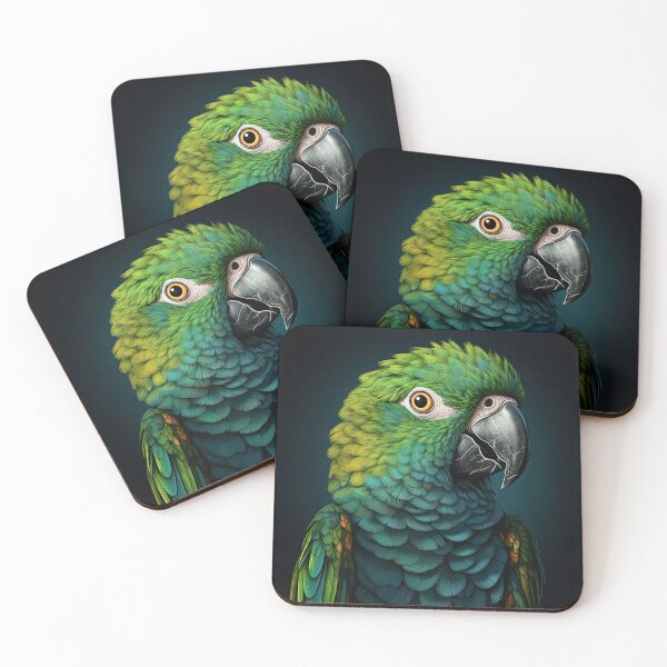 Item preview, Green and curious Conure Parrot  designed and sold by Adriano Carrideo.