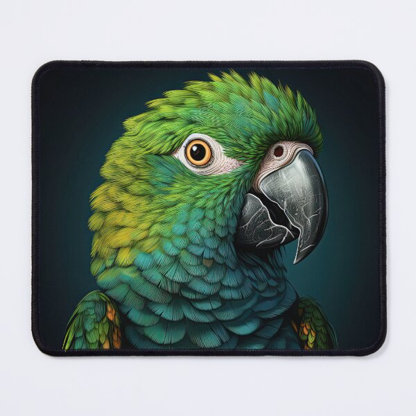 Item preview, Green and curious Conure Parrot designed and sold by Adriano Carrideo.