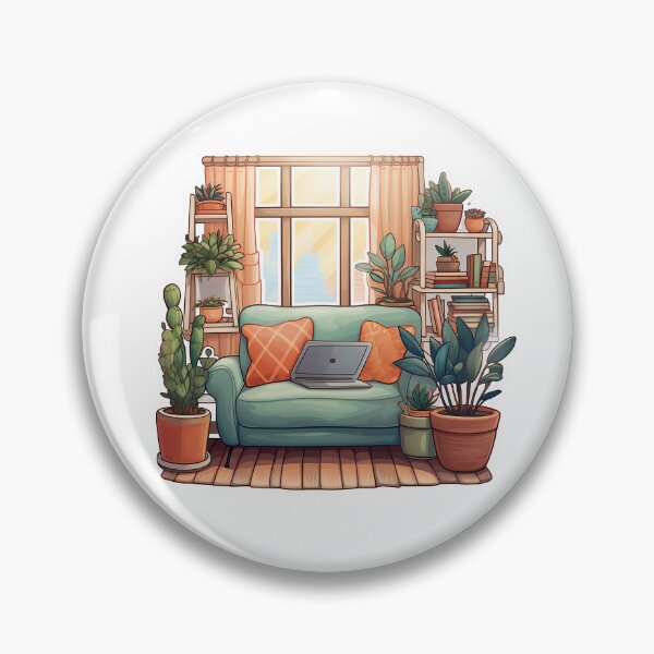 Item preview, Minimalistic Cozy Work From Home Sticker designed and sold by SamcroMike.