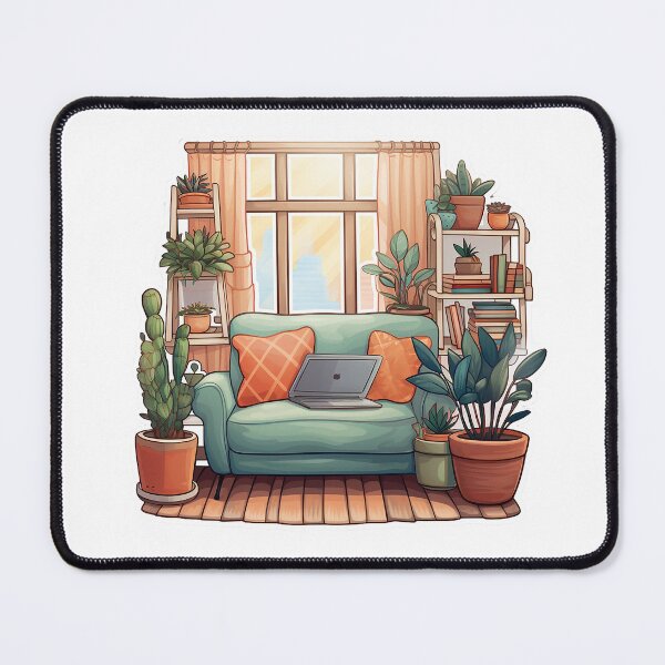 Item preview, Minimalistic Cozy Work From Home Sticker designed and sold by SamcroMike.