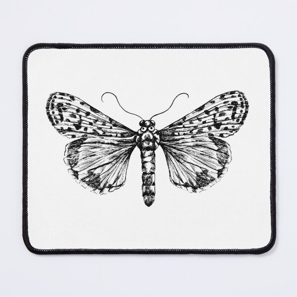 Item preview, Crimson Speckled Moth Illustration designed and sold by Habiba Hasan.