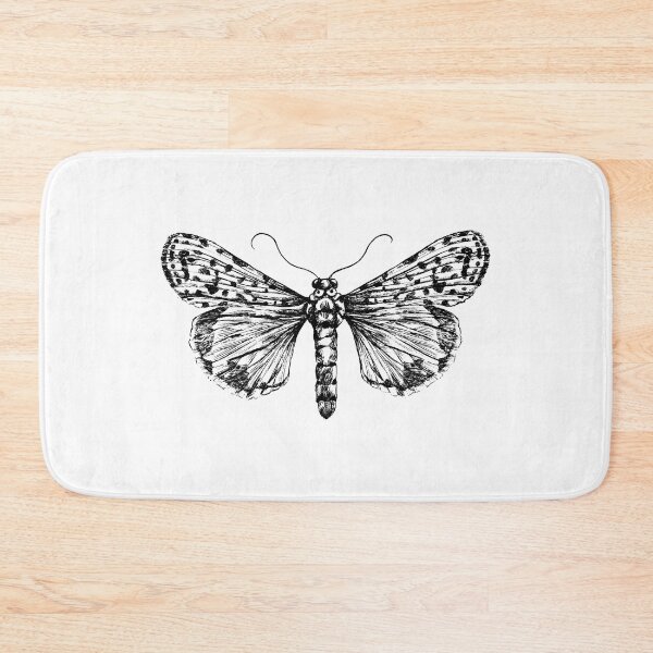 Item preview, Crimson Speckled Moth Illustration designed and sold by Habiba Hasan.