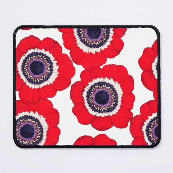 Item preview, Poppy Blossoms on White designed and sold by Christine Philbrick.