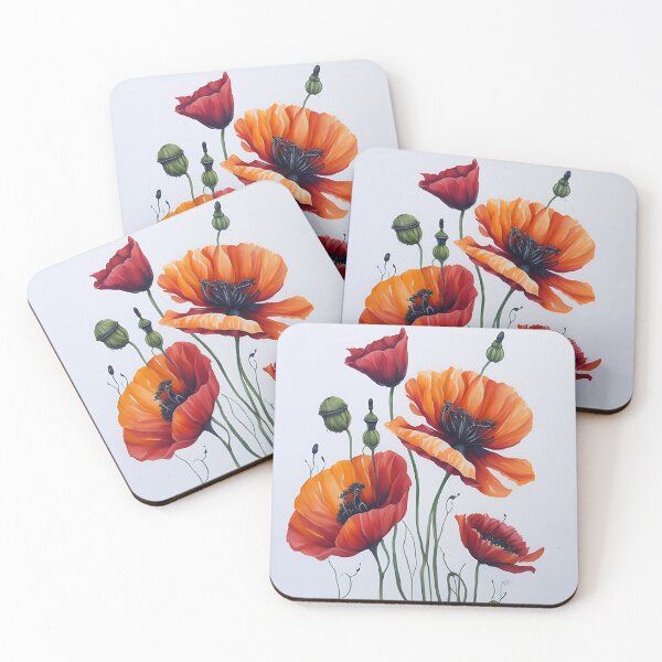 Item preview, Explore Enchanting Watercolor Poppies designed and sold by Sandydesign.