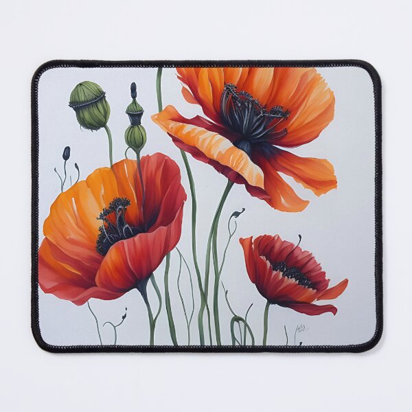 Item preview, Explore Enchanting Watercolor Poppies designed and sold by Sandydesign.