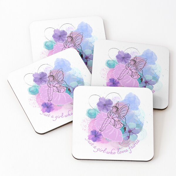 Item preview, Just a girl who loves fairies designed and sold by ArtAngiTresors.