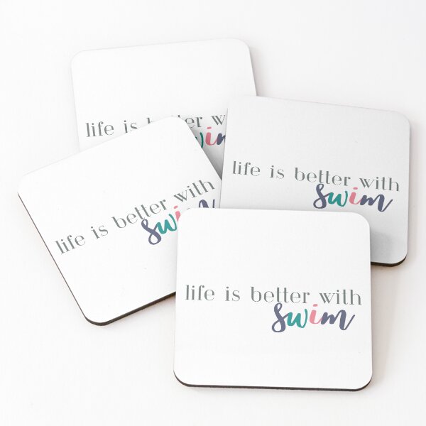 Item preview, Life is Better With Swim | Swimmer | Swimming | Swim Coach designed and sold by ShoniwDesigns.