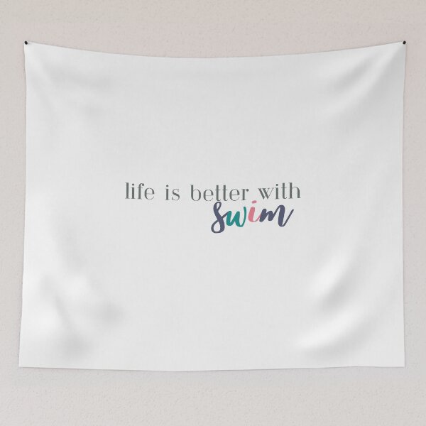 Item preview, Life is Better With Swim | Swimmer | Swimming | Swim Coach designed and sold by ShoniwDesigns.