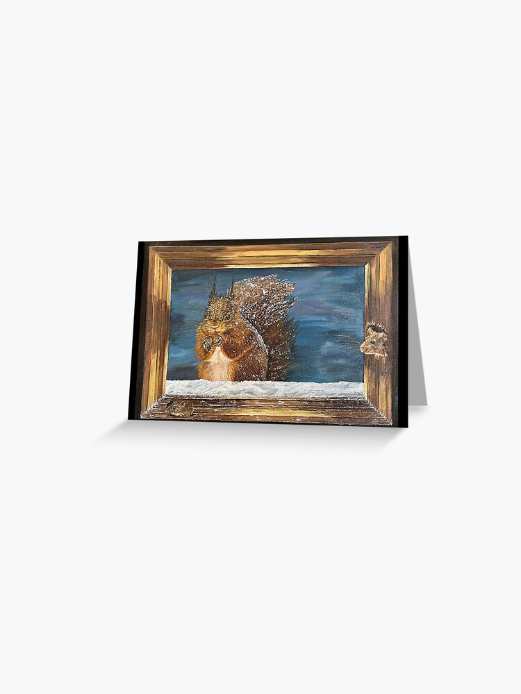 Thumbnail 1 of 2, Greeting Card, Finding Shelter designed and sold by EuniceWilkie.