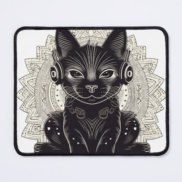 Item preview, Black Cat_Boho style_Music designed and sold by LynnePham.