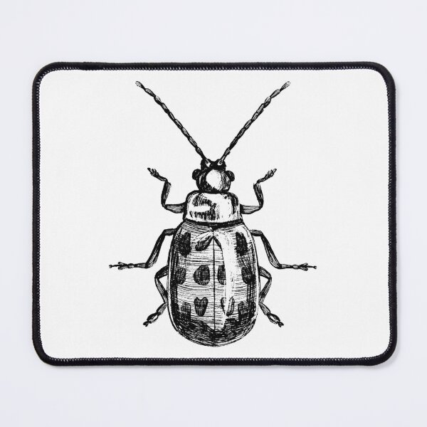 Item preview, Spotted Beetle Insect Illustration designed and sold by Habiba Hasan.