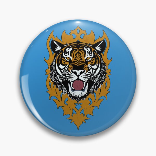 Item preview, Tiger Face - Emblem design designed and sold by tinytiger77.