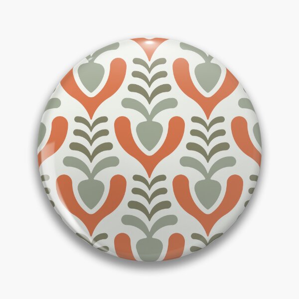 Item preview, KF 0078 D - Vintage Retro Flower 70s Modern Geometric Floral Pattern designed and sold by KhakiFinch.