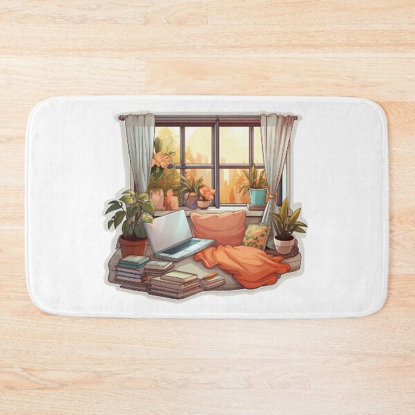 Item preview, Minimalistic Cozy Work From Home Sticker designed and sold by SamcroMike.