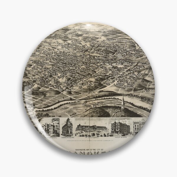 Item preview, Roanoke, Virginia (1891) designed and sold by allhistory.