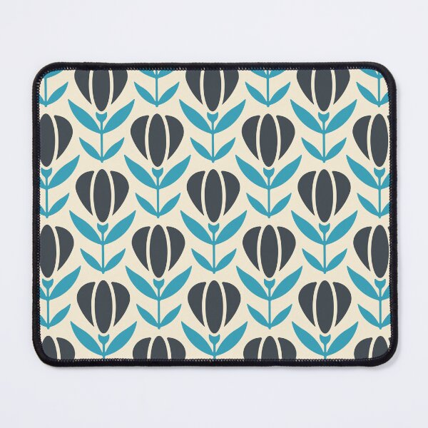Item preview, KF 0079 A - Vintage Retro Flower 70s Modern Geometric Floral Pattern designed and sold by KhakiFinch.