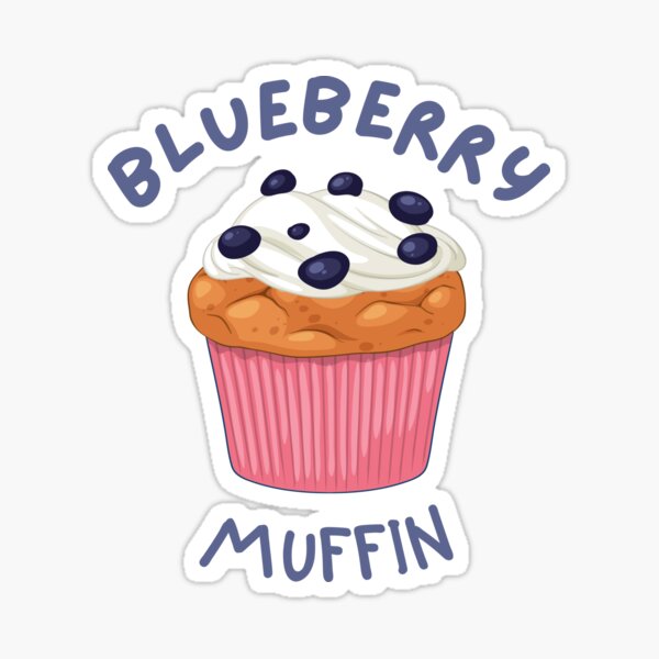 Cute Blueberry Cupcake Sticker for Sale by sugarhai  Cute laptop  stickers, Cute cupcake drawing, Cute panda wallpaper