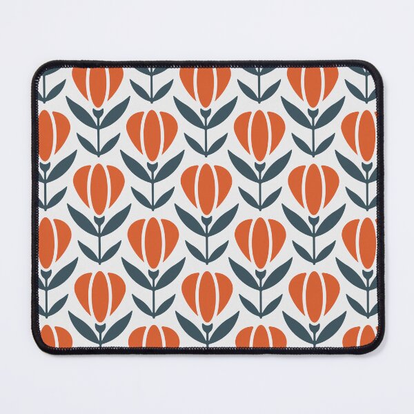 Item preview, KF 0079 C - Vintage Retro Flower 70s Modern Geometric Floral Pattern designed and sold by KhakiFinch.