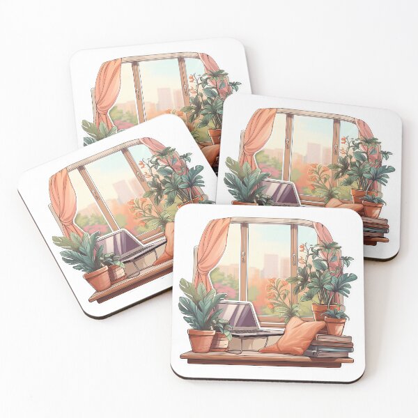 Item preview, Minimalistic Cozy Work From Home Sticker designed and sold by SamcroMike.
