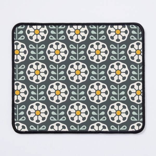 Item preview, KF 0080 A - Vintage Retro Dandelion Flower 70s Modern Geometric Floral Pattern designed and sold by KhakiFinch.