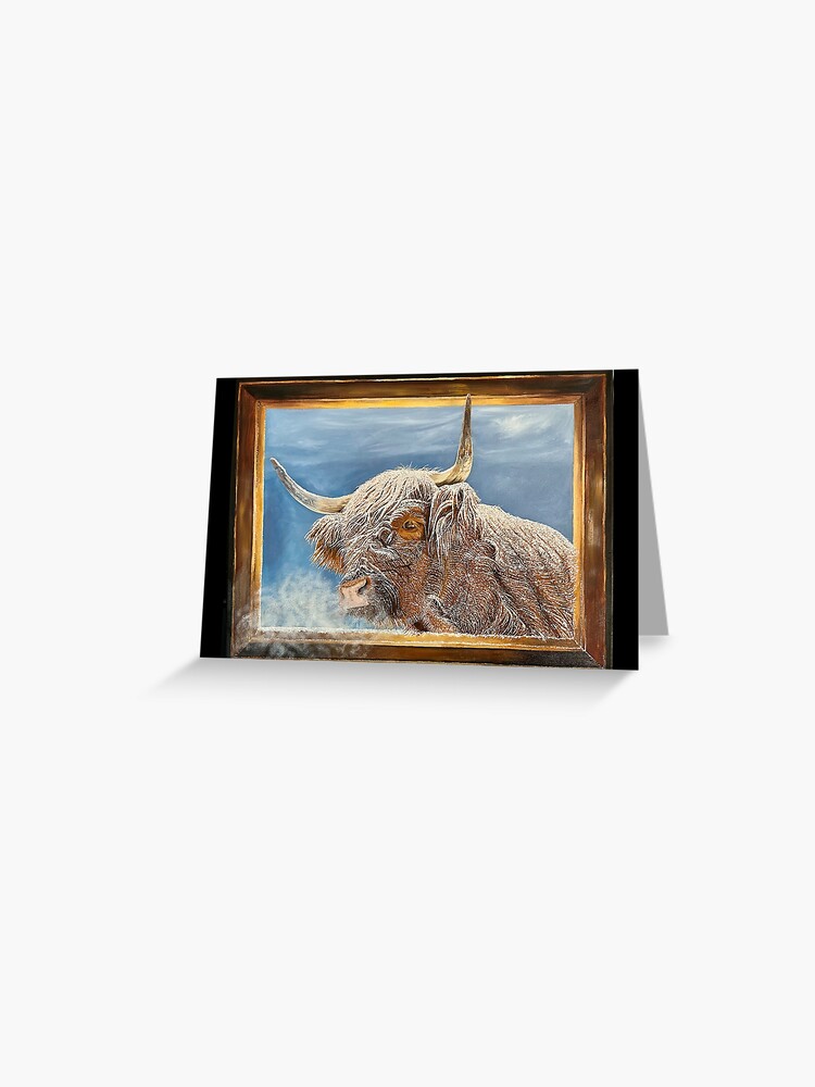 Thumbnail 1 of 2, Greeting Card, Snowy Meditations designed and sold by EuniceWilkie.