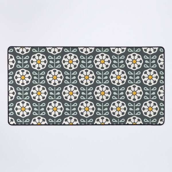 Item preview, KF 0080 A - Vintage Retro Dandelion Flower 70s Modern Geometric Floral Pattern designed and sold by KhakiFinch.