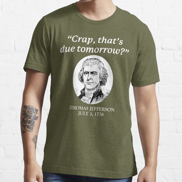 Thomas Jefferson The Price of Freedom Tee Tri-grey / XL