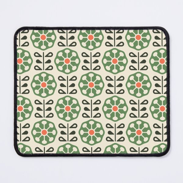 Item preview, KF 0080 C - Vintage Retro Dandelion Flower 70s Modern Geometric Floral Pattern designed and sold by KhakiFinch.