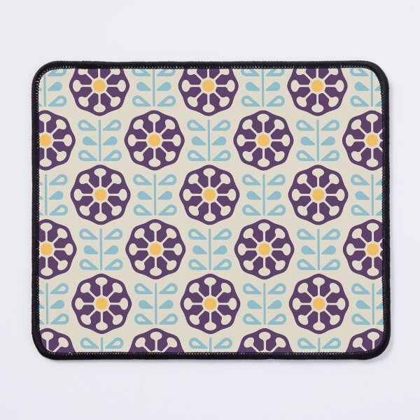 Item preview, KF 0080 G - Vintage Retro Dandelion Flower 70s Modern Geometric Floral Pattern designed and sold by KhakiFinch.