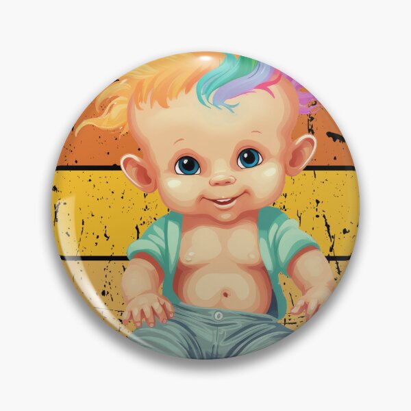 Aperçu de l'œuvre Bébé de sublimation rétro des années 90 créée et vendue par Oceanicmaster.
