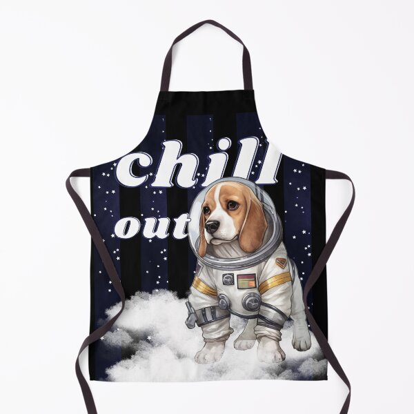 Item preview, Chill out - Beagle Astronaut, rest and relaxation. Relax and calm. Calm down, chill out. Funny Spacedog designed and sold by PupilLove.