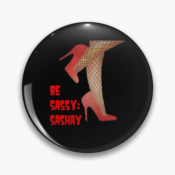 Item preview, Be Sassy and Sashay Confident Red Stiletto Drag Artist Quote designed and sold by taiche.