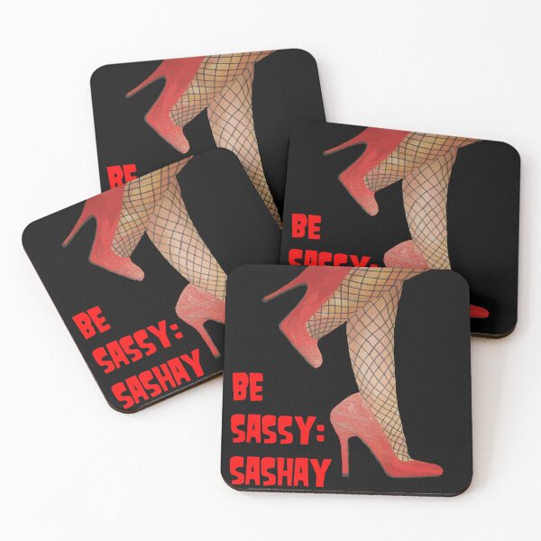 Item preview, Be Sassy and Sashay Confident Red Stiletto Drag Artist Quote designed and sold by taiche.