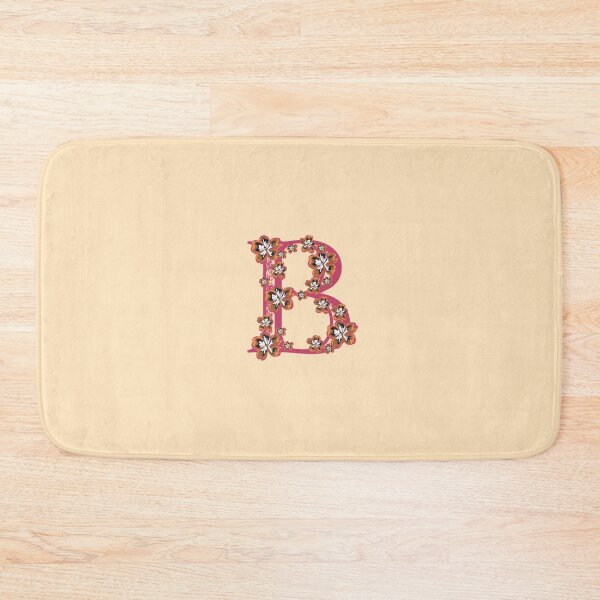 Item preview, Letter B floral monogram designed and sold by Fransyn.
